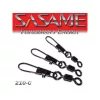 Sasame Black Nikkel 4 Extra Erős Hordós Forgó Biztonsági Kapoccsal 6db