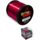 Quantum O 0,25mm Quattron Salsa H: 3000m 5,70kg / 12,50lbs prozorno rdeča - Monofilna vrvica