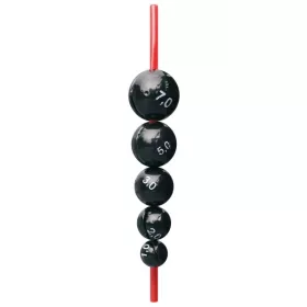   Cralusso - Centrirana kroglasta utež z zaščitno cevjo 5kos/pak - Kroglasta utež - 12gr