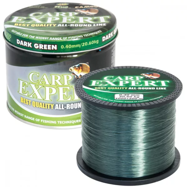 Vrvica Carp Expert Temno zelena 0,27 Mm 1200M