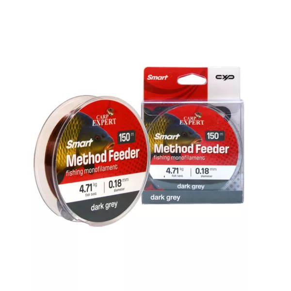 Carp Expert Smart Method Feeder Sötétszürke 0,20mm Monofil Főzsinór 300m