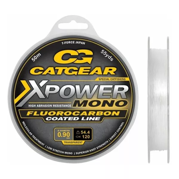 Catgear Xpower Mono Leader FC 50m 160lb Monofilna predvrvica