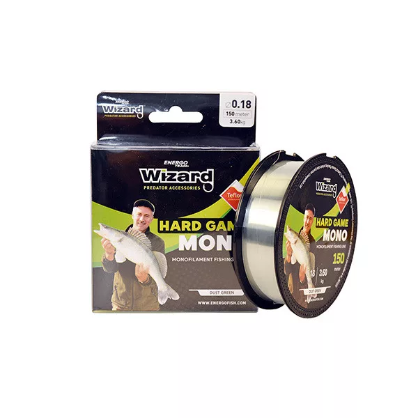 Wizard Trda igra Mono 0.15mm 150m Monofilna glavna vrvica za predenje