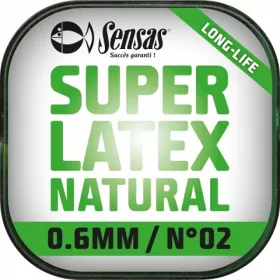 Sensas Super Latex Naravna 1,2mm 6m Polna guma za palico