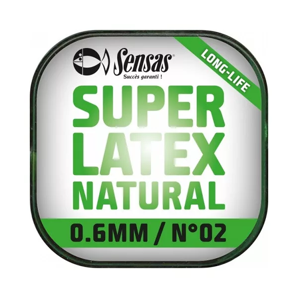 Sensas Super Latex Naravna 1,2mm 6m Polna guma za palico