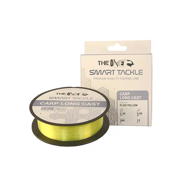 The One Carp Long Cast Fluo Rumen 1200m 0.22mm Monofilni Glavni laks