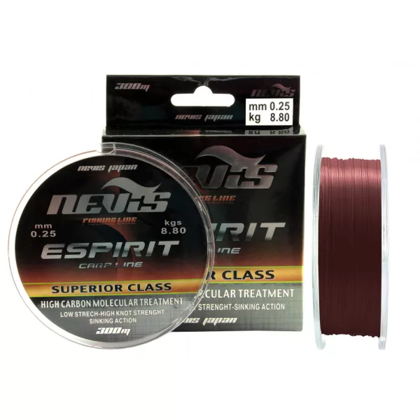 Nevis Espirit 600m 0.35mm Monofilamentna glavna vrvica-Bordo