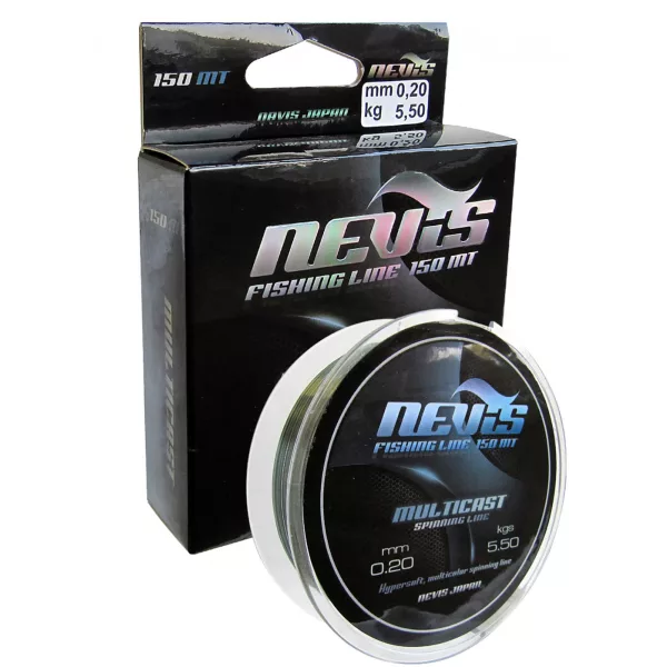 Nevis Multicast 300m 0.22mm Monofil glavna vrvica-Večbarvna