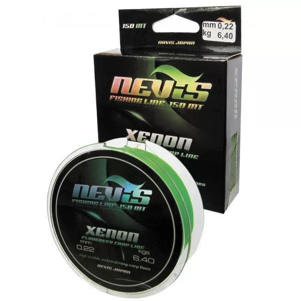 Nevis Xenon 150m 0.35mm Monofil glavna vrvica-Fluoro zelena
