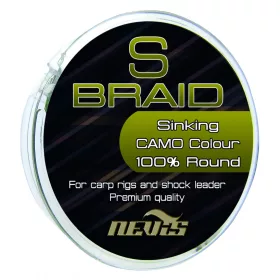 Nevis S Braid 15m 0.18mm Pletena predvrvica-Zelena