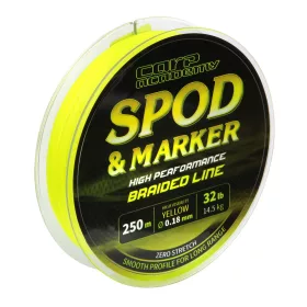   Carp Academy Spod & Marker Braid 250m 0.18m Pletena glavna vrvica - Rumena