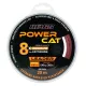 Nevis Powercat Braid Leader X8 20m 1,00mm Pletena predvrvica-Rjava