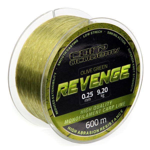 Carp Academy Revenge 600m 0.35mm Monofil glavna vrvica-Zelena