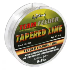   Haldorádó By Döme TF Tapered Leader 5x15m 0.165-0.22mm Predvrvica-Prozorna