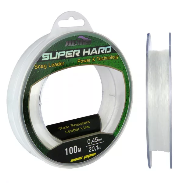Nevis Super Hard Snag Leader 100m 0.50mm Monofil glavna vrvica-Prozorna