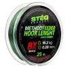 Stég Stég Method Feeder predvrvica 0.18mm 25m Pletena predvrvica-Temno zelena