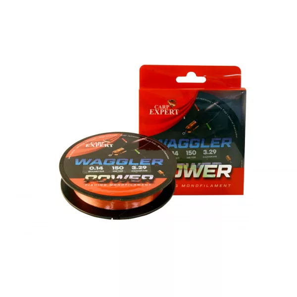 Carp Expert Power Waggler 150m 0.14mm Monofilamentna Glavna vrvica