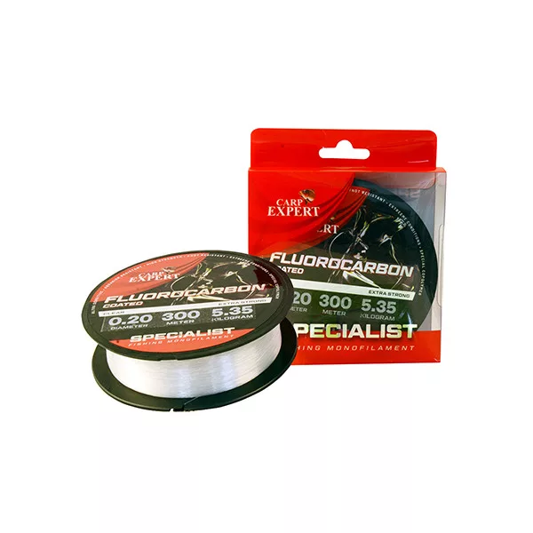 Carp Expert Specialist S fluorokarbonskim premazom 300m 0.35mm Monofilna Laksa