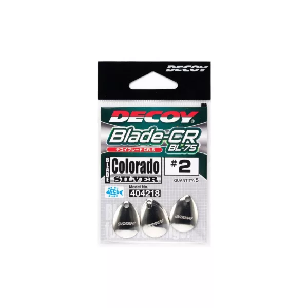 Decoy BL-7S Cr Colorado Silver 1 Spinner Blade 5db