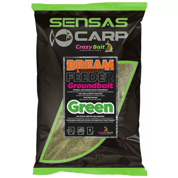 Sensas UK Platnica Feeder Zelena Vaba 2kg