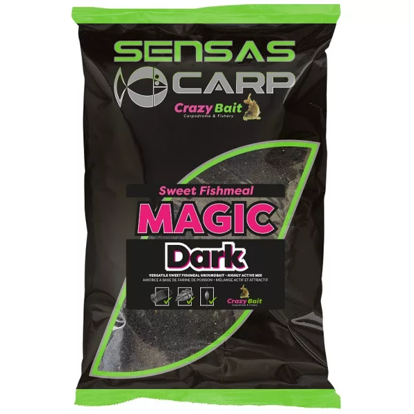 Sensas UK Sladka Ribja Moka Čarobna Temna Vaba 2kg