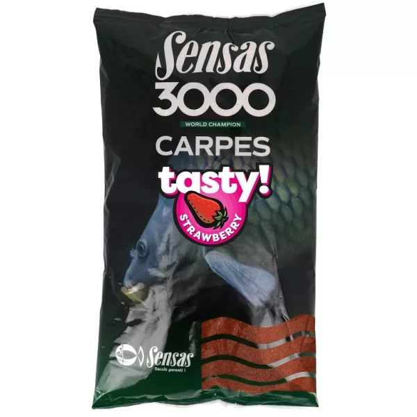 Sensas 3000 Krap Okusna Jagoda Krmilo 1kg