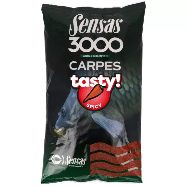 Sensas 3000 Krap Okusno Začinjeno Krmilo 1kg