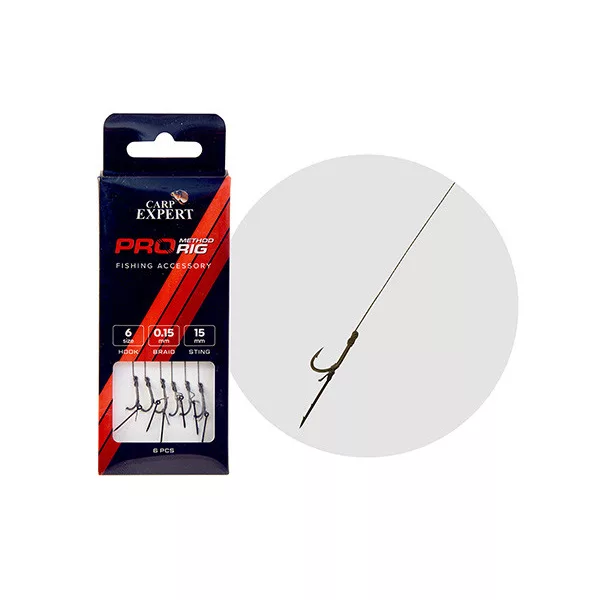 Carp Expert Pro Method Feeder Predveza z bodico za vabo 8 6db 7