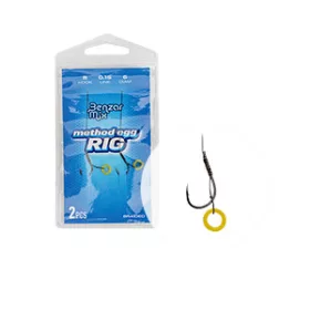 Benzar Mix BENZÁR BRAIDED METHOD EGG RIG 8 Predvezani trnek