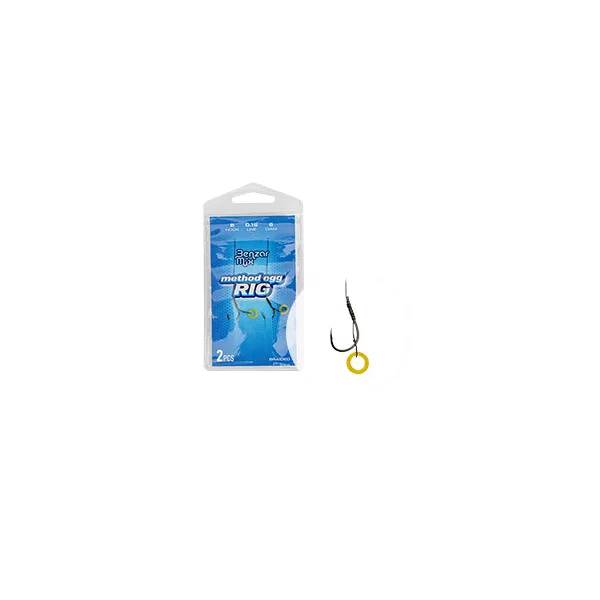 Benzar Mix BENZÁR BRAIDED METHOD EGG RIG 8 Predvezani trnek