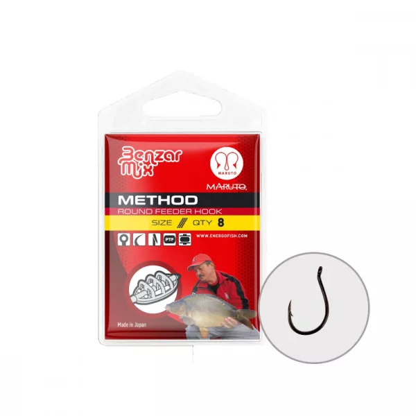 Maruto 4626 12 Benzar okrogla feeder trnek 8 kos/pak