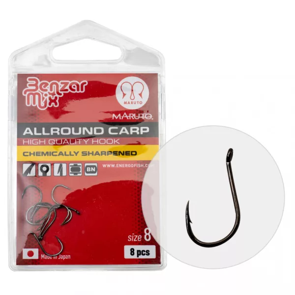 BENZÁR ALLROUND CARP TRNEK 8 8DB/CS - Feeder trnek - Trnek z bodico, Trnek z ušescem