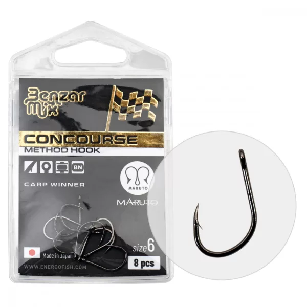 BENZÁR CONCOURSE METHOD CARP WINNER TRNEK 10 8 KOS/PAK - Feeder trnek - Trnek z bodicami, Trnek z očesom