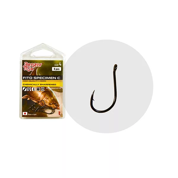 Benzár Mix Fito Specimen-C 1 Ušesni, bradati krapovski kavelj 5db