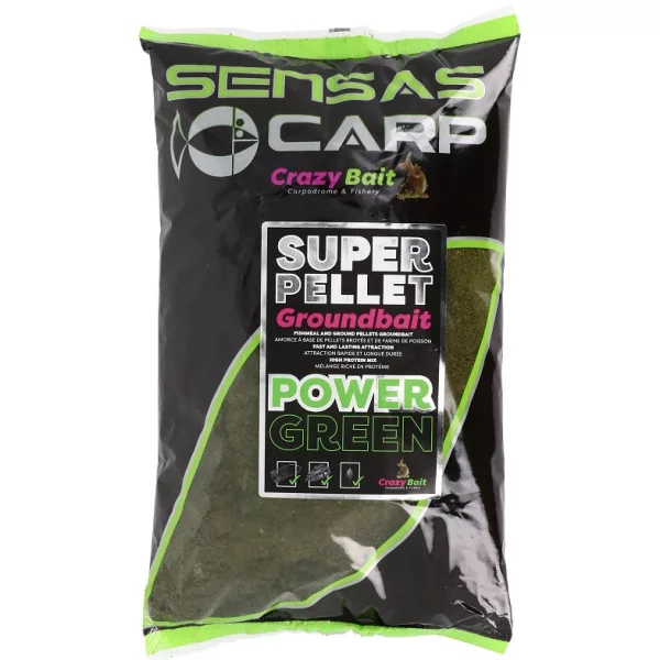 Sensas Super Pelet Nora Zelena Vaba 1kg