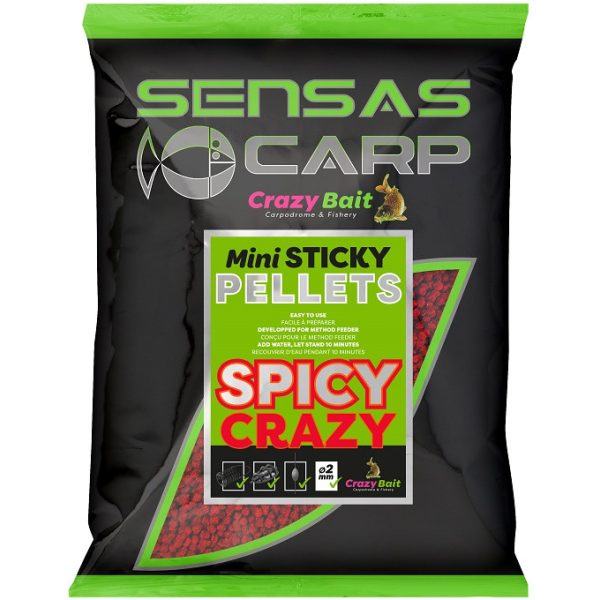 Sensas Pellet Mini Sticky Spicy Krmni peleti 700gr