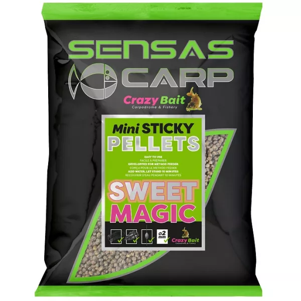 Sensas Pellet Mini Sticky Sweet Magic Krmni peleti 700gr