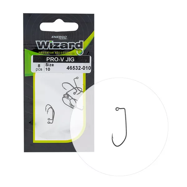 Wizard Pro-V Jig Z ušesom in brado 1/0 Spining-offset trnek