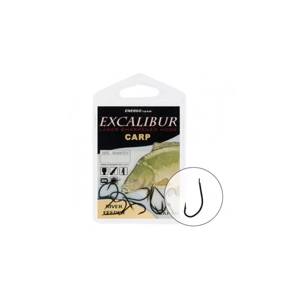 Excalibur Kavelj Rečni Feeder Črn 12