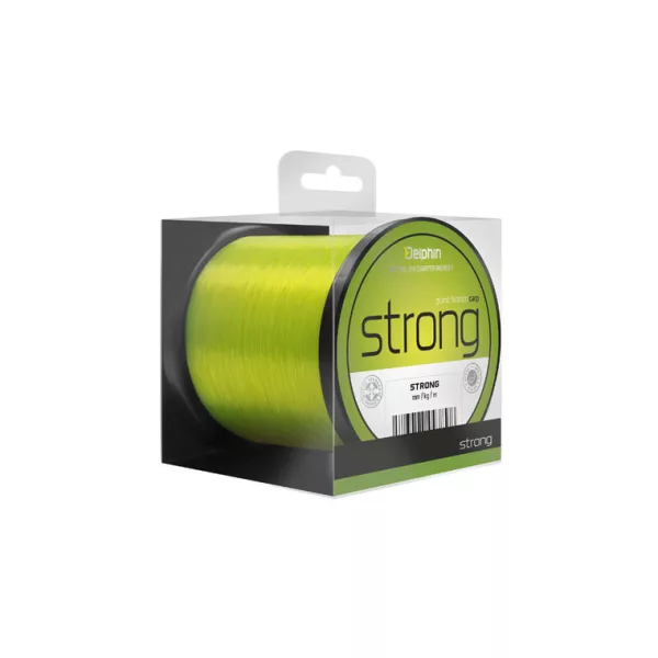 Delphin STRONG CARP 600m/rumena 0,30mm 16,9lbs