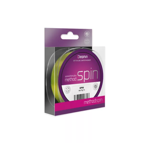 Delphin METHOD SPIN 200m/rumena 0,28mm 14,3lbs