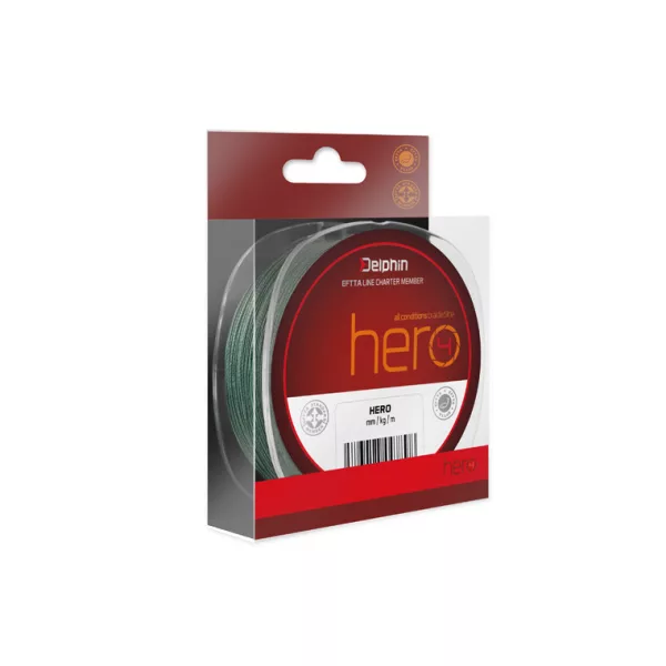 Delphin HERO zelena 1000m 0,30mm 45lbs