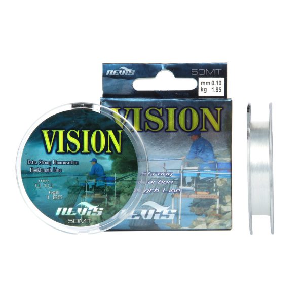 Nevis Vision 50m 0.12mm Monofil predvrvica-Prozorno