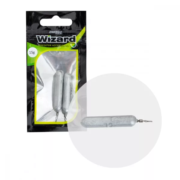 Wizard Dropshot Svinec palica 10G Go Green 2 kosa/pak.