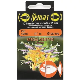   Sensas Special Bleak 15cm 0,08mm 22 Monofilni predvezani trnek 10kos