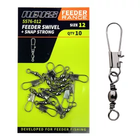 Nevis Feeder Vrtljiva Sponka 12-es 10db