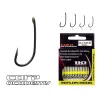Carp Academy Teflon Hook XS-3 Črna 2 10 kosov/paket Ušesna Bodljikava Bojli kavelj