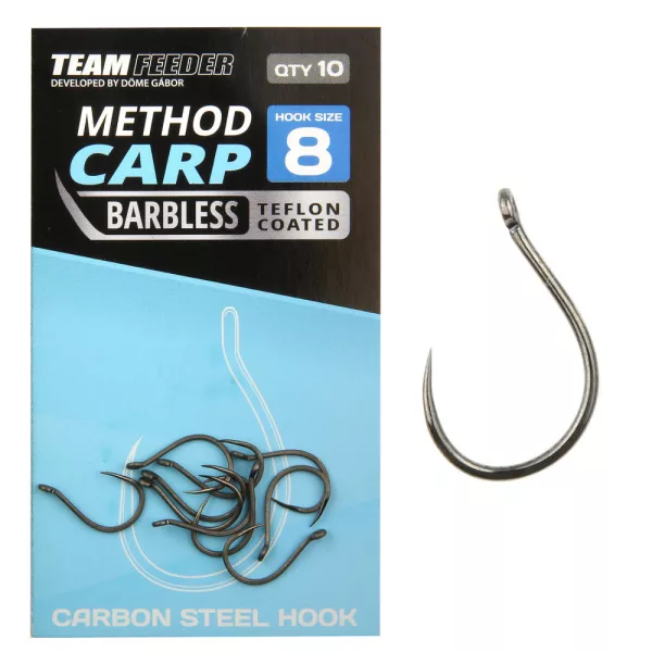 Team Feeder By Döme TF Method Carp BB 6 Brez bodice, z ušesom Feeder trnek 10 kosov