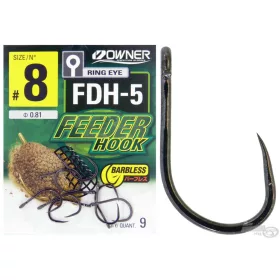 Owner FDH-5 16 Kljuka za feeder z ušesom, brez brade 10 kos