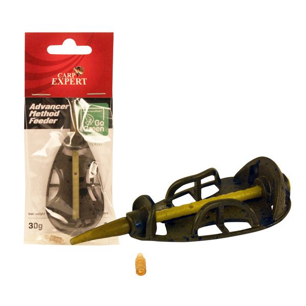 Carp Expert Advancer Method Feeder 40gr Go green Cinkova Zlitina Method košara